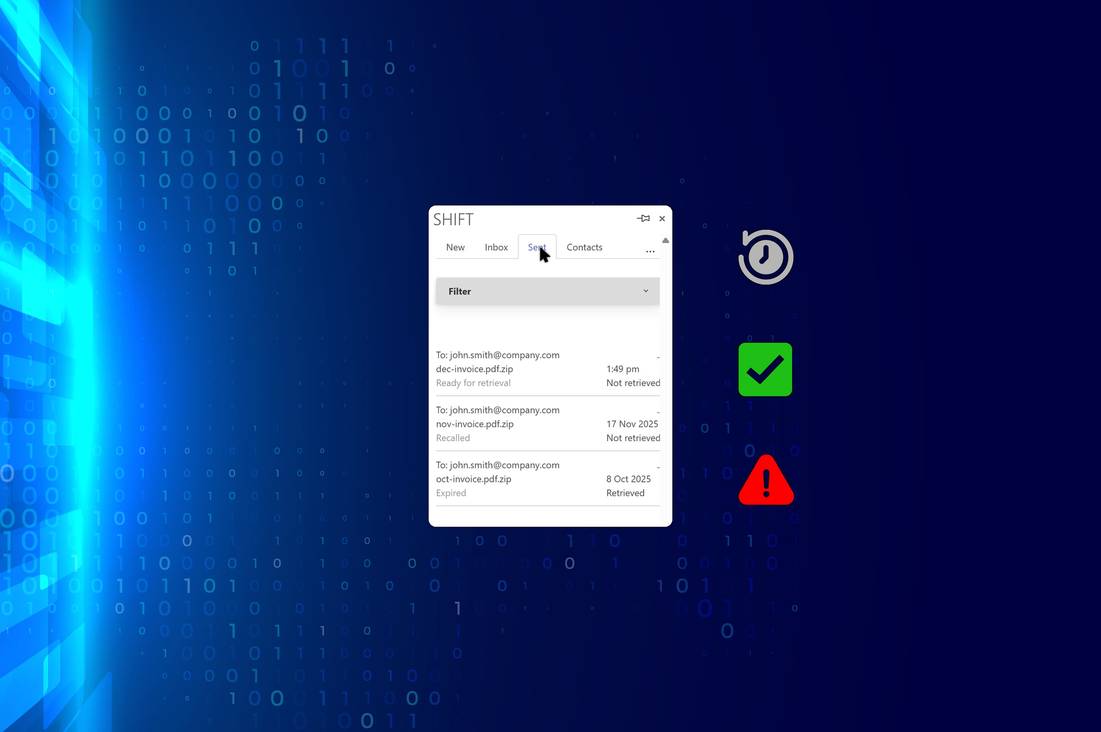 SHIFT For Outlook - Essential file sharing features for Microsoft Outlook users.